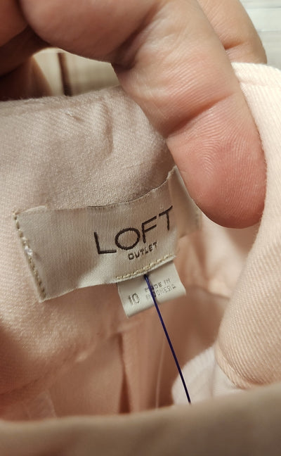 NWT Loft Women's Size 10 Pale Pink Pants Curvy Pencil Pant