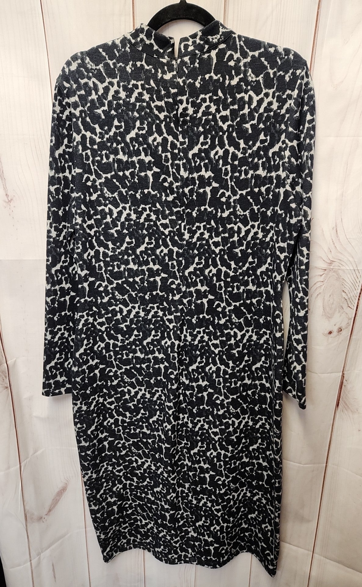 Ted Baker Women's Size 5 = US 12 Black Animal Print Dress