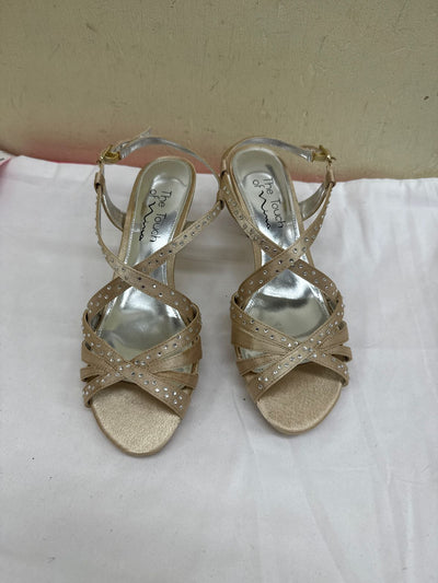 Nina Women's Size 7 Gold Sandals Shoes