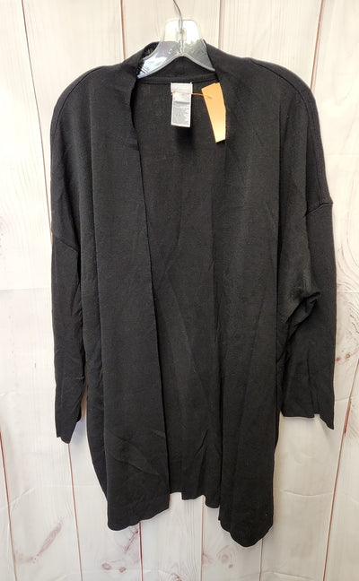 Chico's Travelers Women's Size 4 = US XXL Black Cardigan