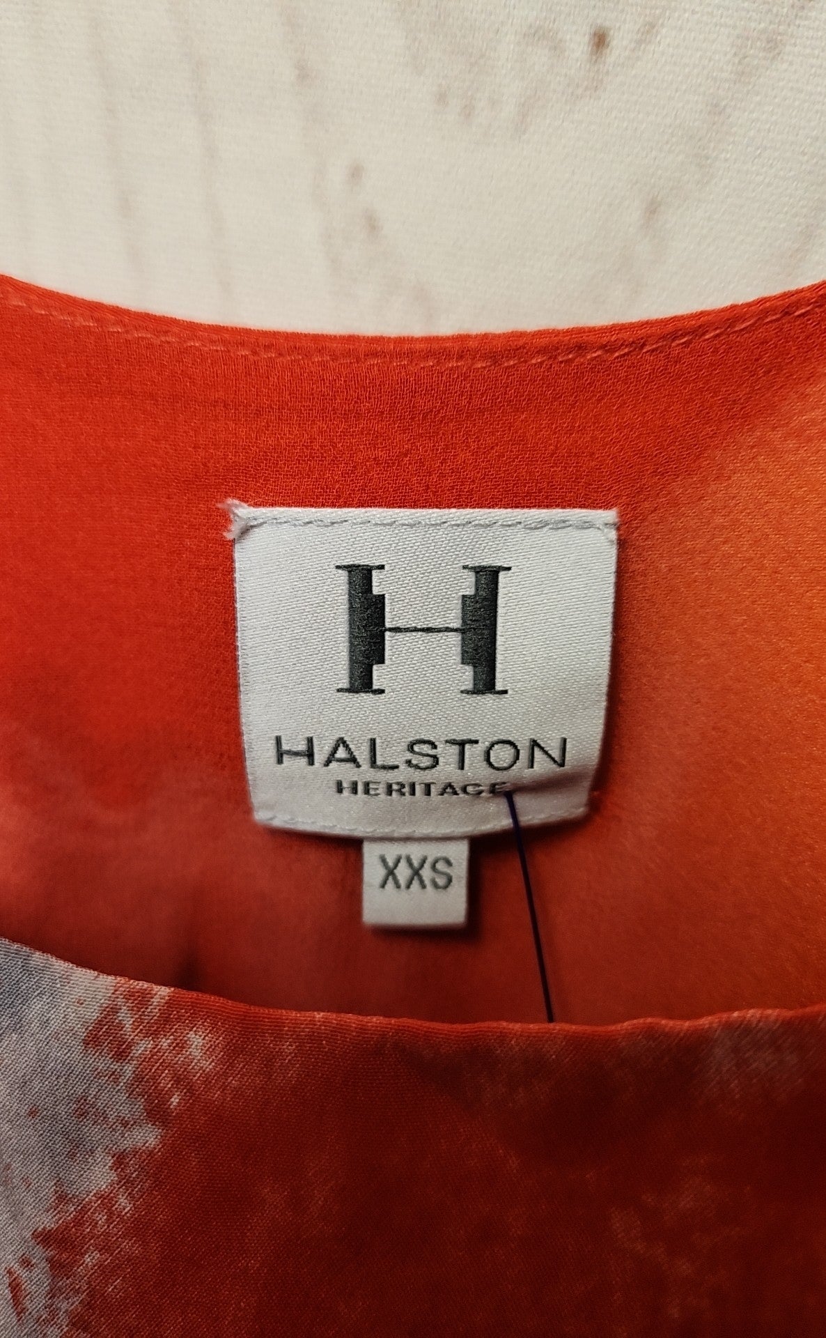 Halston Heritage Women's Size XXS Red Floral Dress
