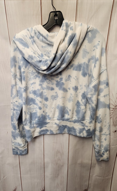 Offline by Aerie Women's Size XS White & Blue Sweatshirt