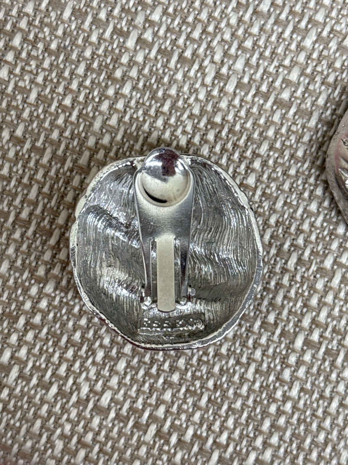 VTG Essex Silver Clip-on Earrings