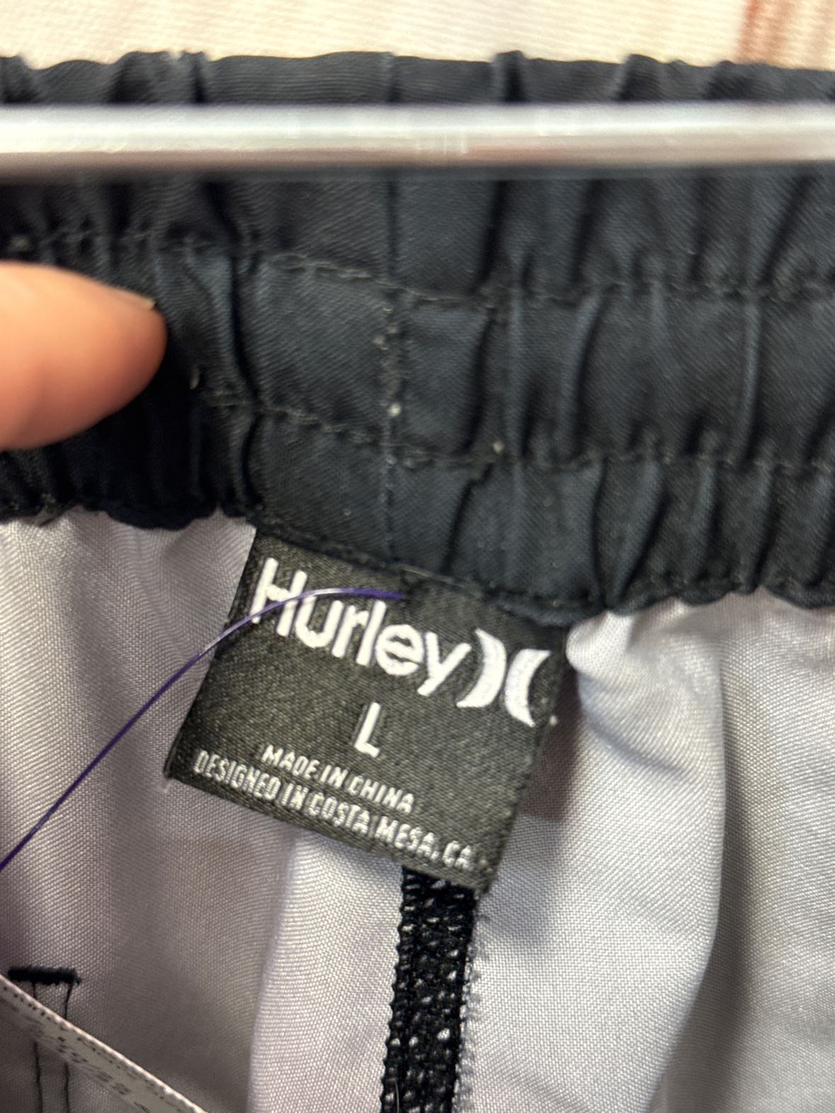 Hurley Men's Size L Black Shorts