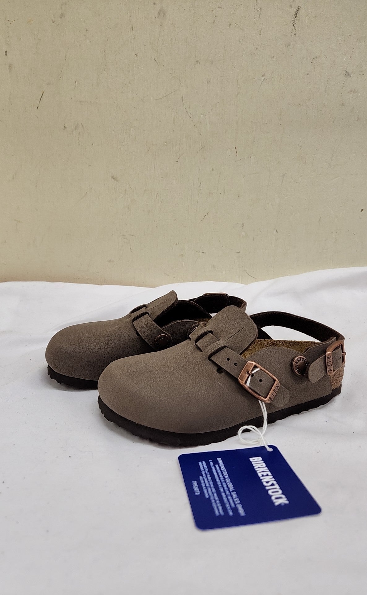 NWT Birkenstock Girl's Size 9 Brown Boston Clogs Shoes