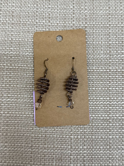 Metal Spiral Earrings