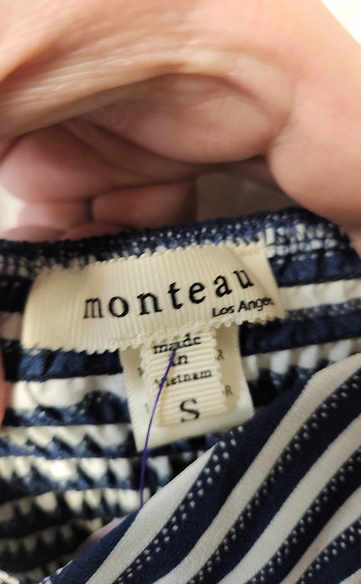 Monteau Women's Size S Blue Jumpsuit