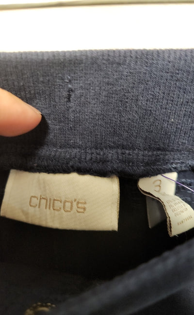 Chico's Women's Size 3 = US 16 Navy Pants