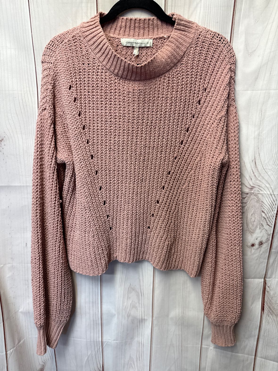 Generation K Women's Size L Pink Sweater
