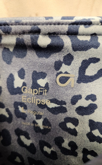 Gap Women's Size L Blue Animal Print Leggings