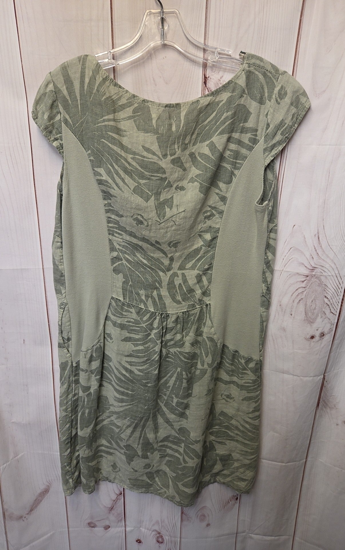 lina tomei dresses Women's Size L Green Dress – Off The Rack with side panels 95%cotton Fit:Full Cut Sydney's Closet SC7398 Size Corset Dress Suits for women