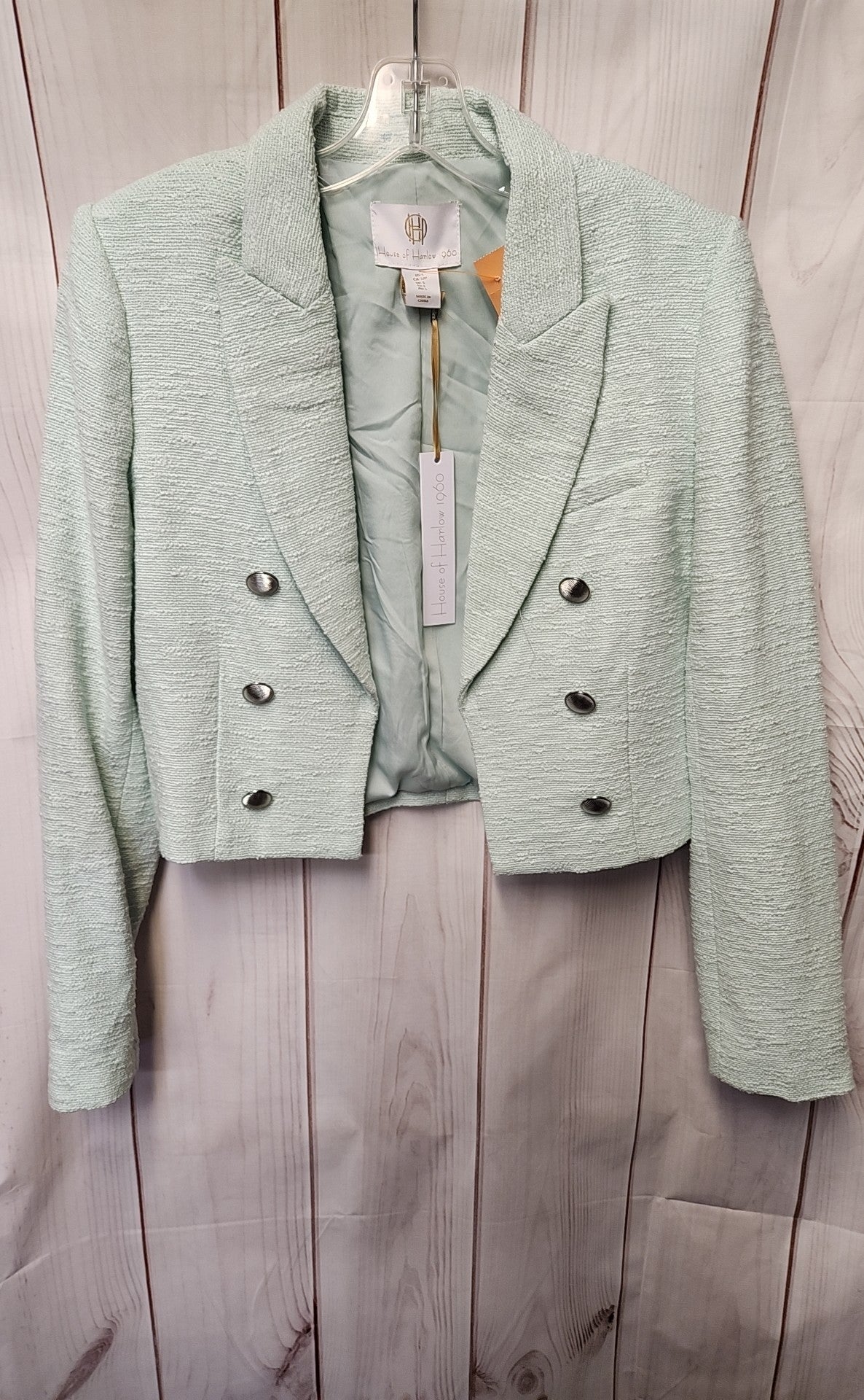 NWT House of Harlow 1960 Women's Size S Mint Jacket