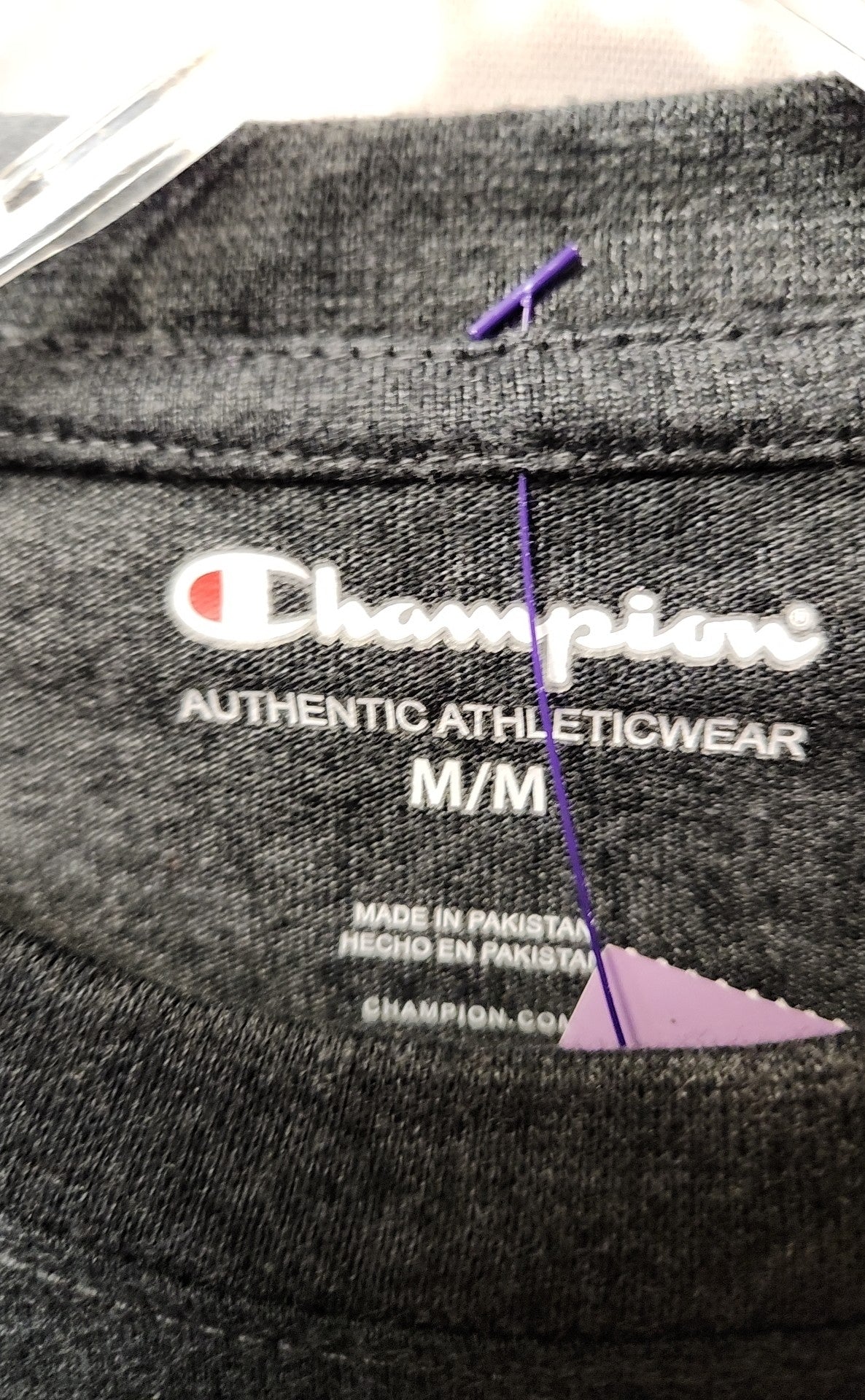 Champion Men's Size M Gray Shirt