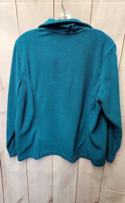 Lands End Women's Size L Teal Sweatshirt