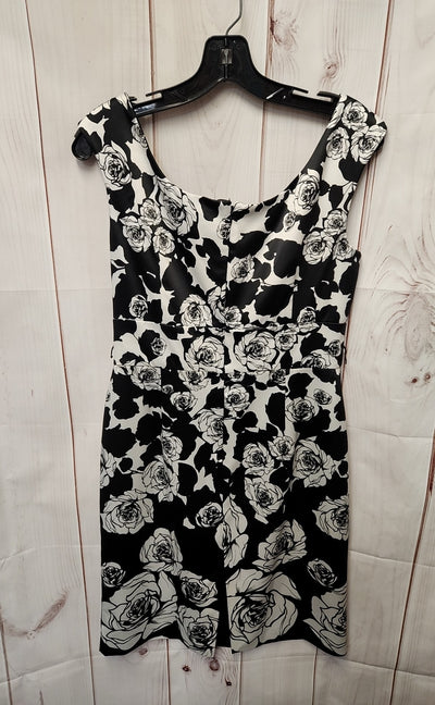 White House Black Market Women's Size 6 White & Black Dress