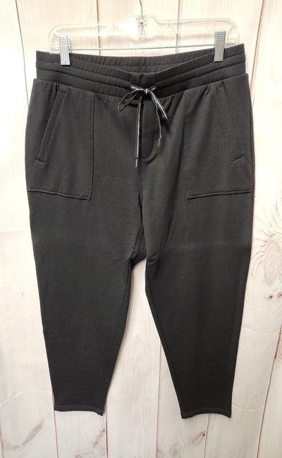 NWT Talbots Women's Size L Petite Black Sweatpants