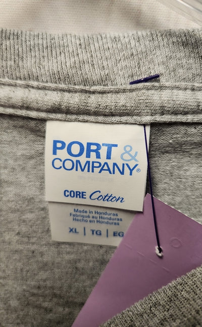 Port & Company Men's Size XL Gray Shirt