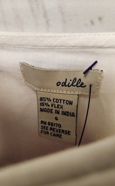 Odile Women's Size S White & Pink Skirt
