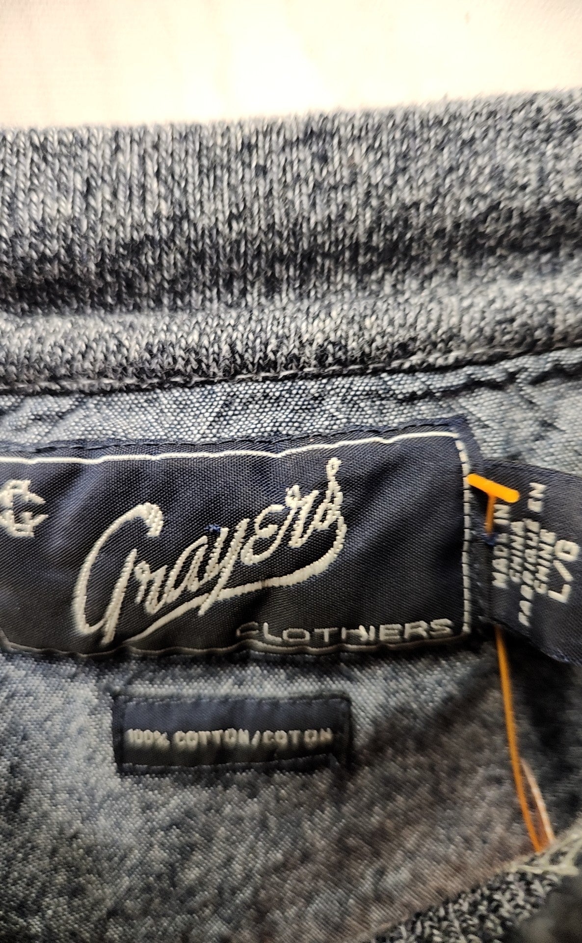 Grayers Men's Size L Gray Sweatshirt