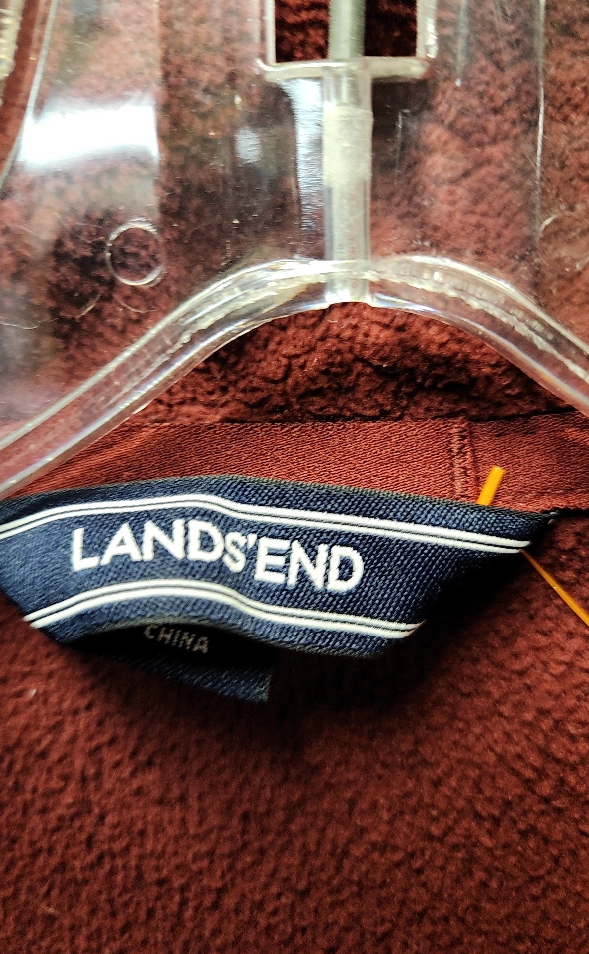 Lands End Women's Size L Maroon Sweatshirt