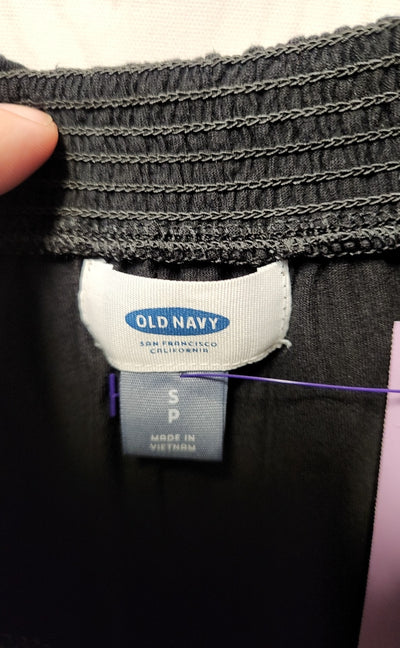 Old Navy Women's Size S Black 3/4 Sleeve Top