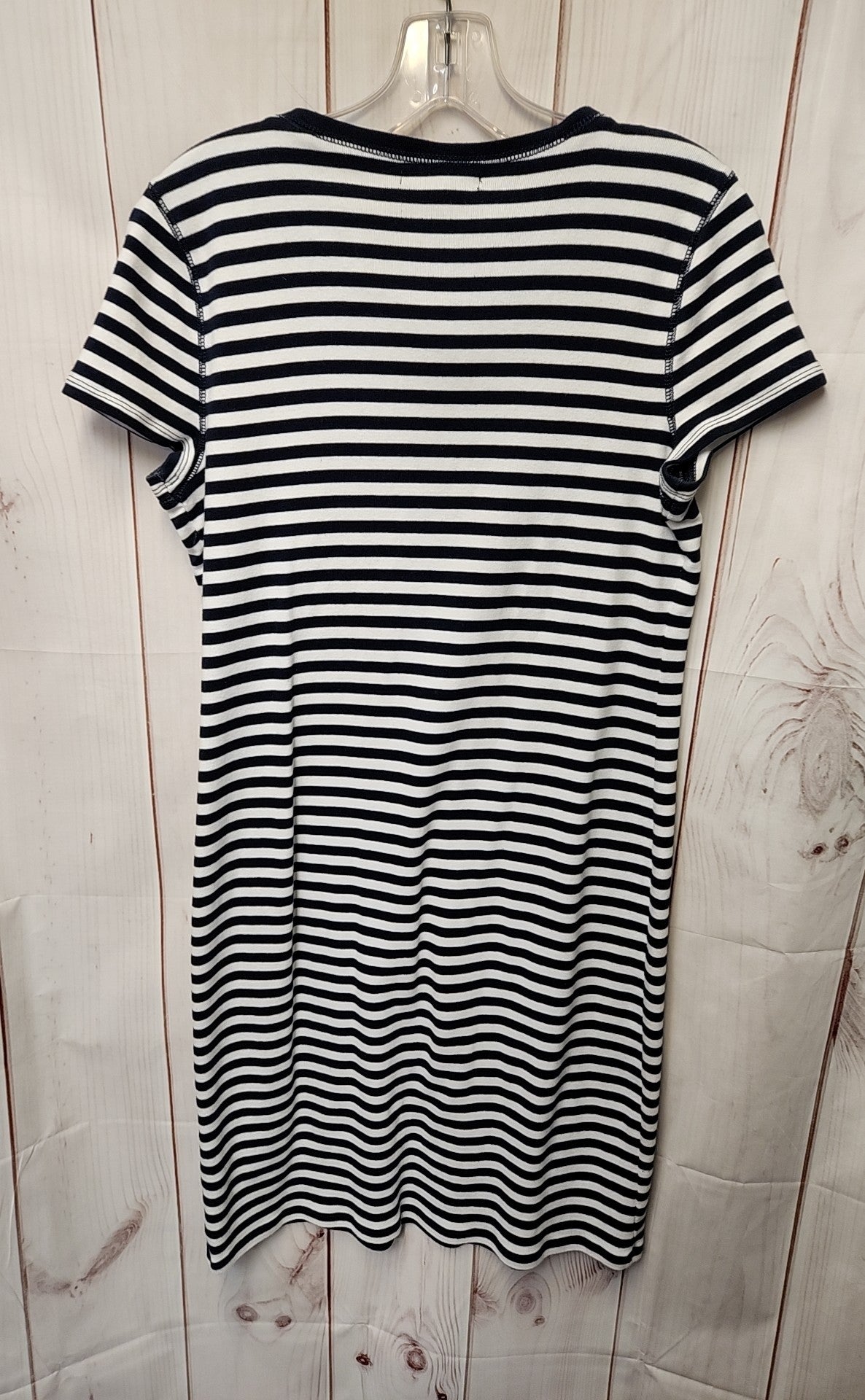 American Living Women's Size L White & Navy Dress