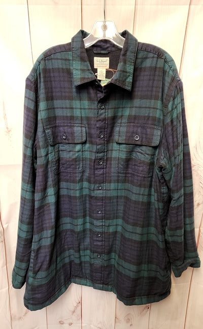 LL Bean Men's Size XL Navy Jacket