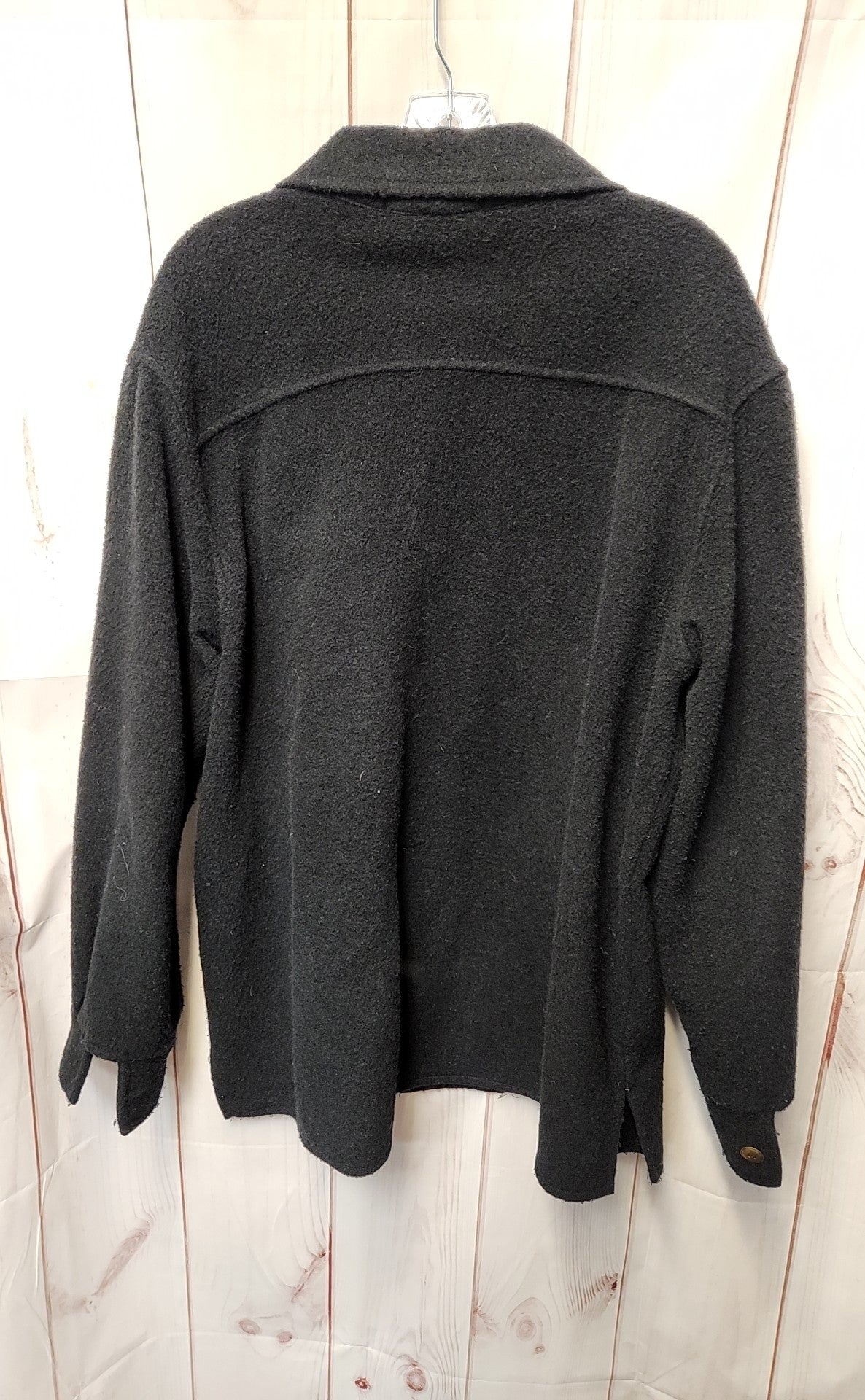 LD Burke Of Santa Fe Men's Size L Black Wool Blend Jacket