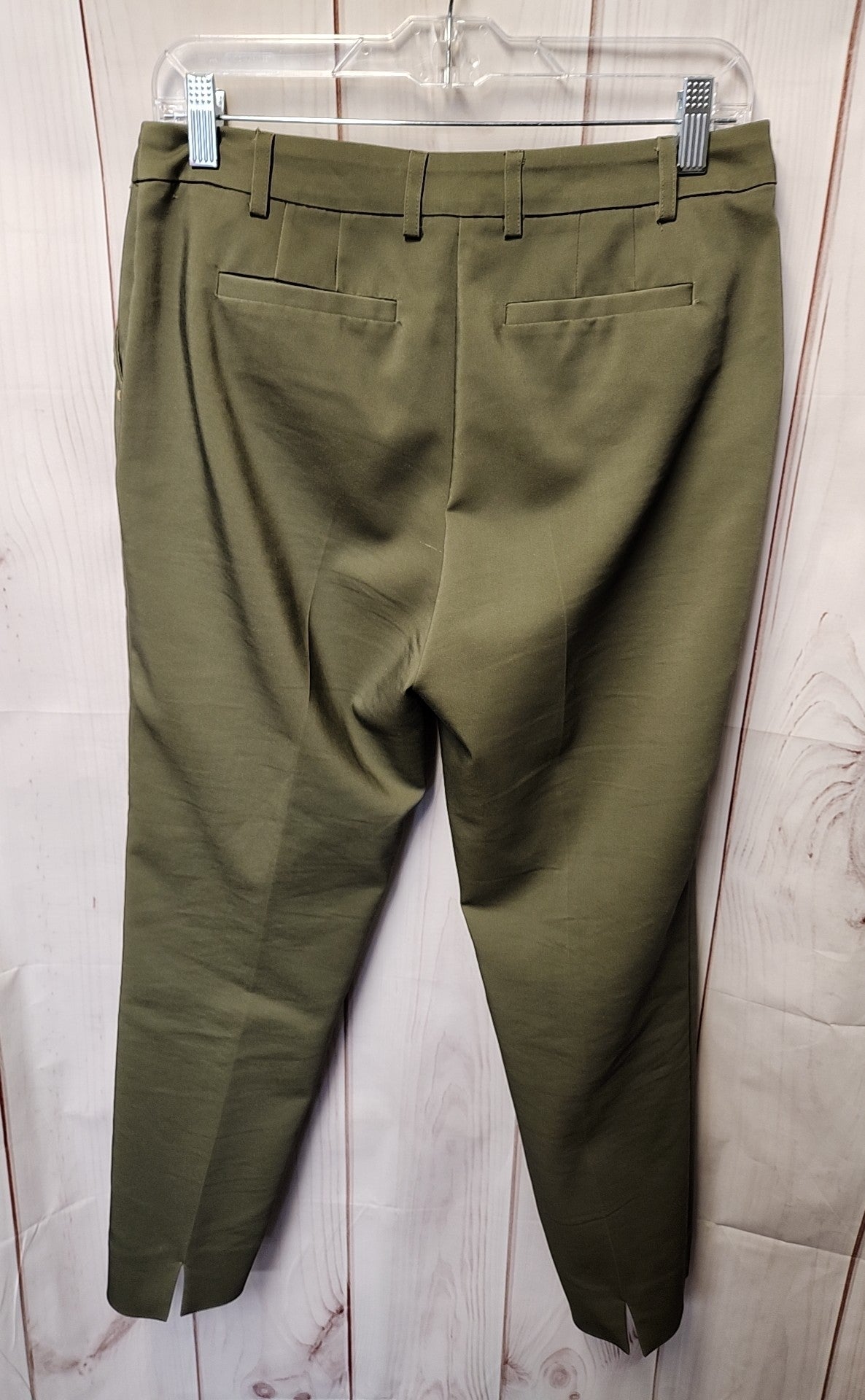 Jones New York Women's Size 6 Olive Green Pants Grace Ankle