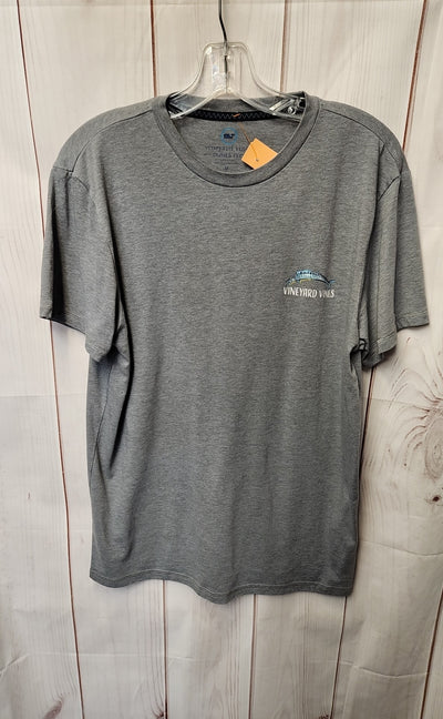 Vineyard Vines Men's Size M Gray T-Shirt Dunes Tee