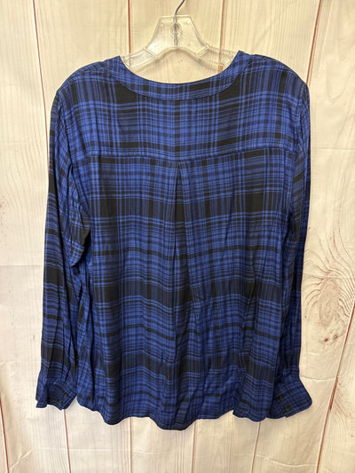 NWT Cosmic Blue Love Women's Size M Blue Long Sleeve Top