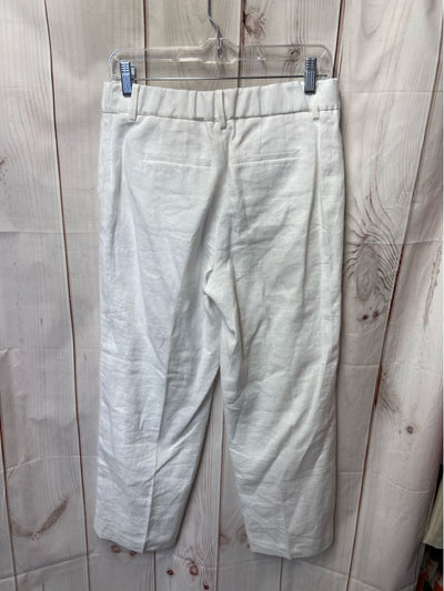 NWT Talbots Women's Size 2 White Linen Pants