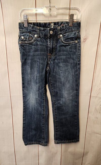 7 For All Mankind Boy's Size 5 Blue Jeans
