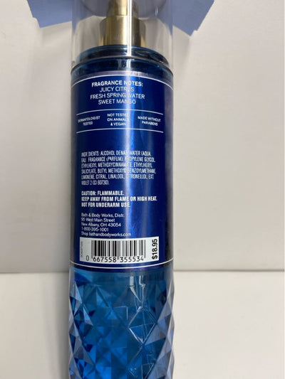 Bath & Body Works Midnight Blue Citrus Fine Fragrance Mist 8fl oz Perfume