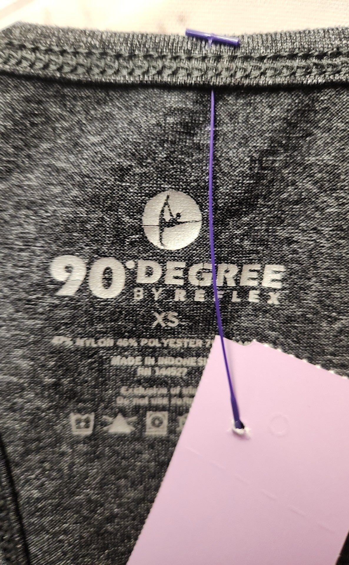 90 Degree Women's Size XS Gray Sleeveless Top
