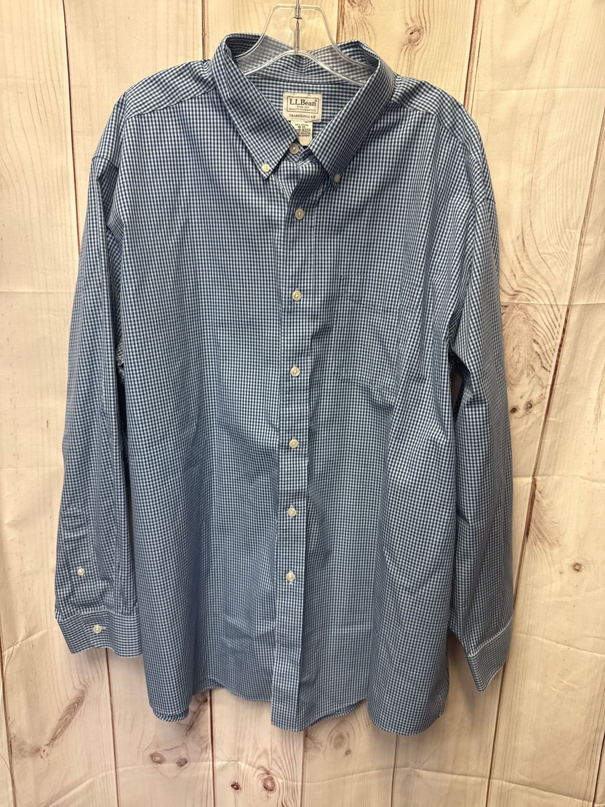 LL Bean Men's Size XL Blue Shirt