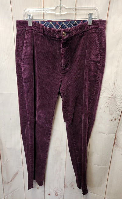 Brooks Brothers Men's Size 36x30 Purple Corduroy Pants