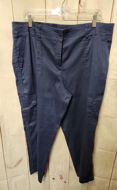 Chico's Women's Size 3 = US 16 Blue Pants