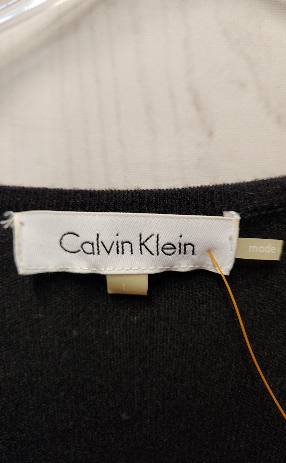 Calvin Klein Women's Size L Black & White Sweater