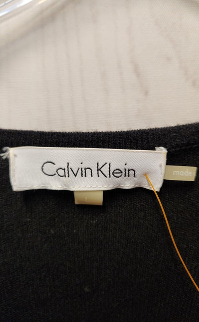 Calvin Klein Women's Size L Black & White Sweater