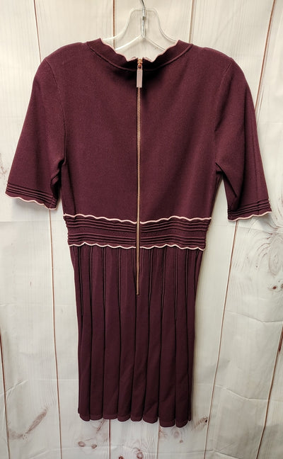 Ted Baker Women's Size 4 = US 10 Purple Dress