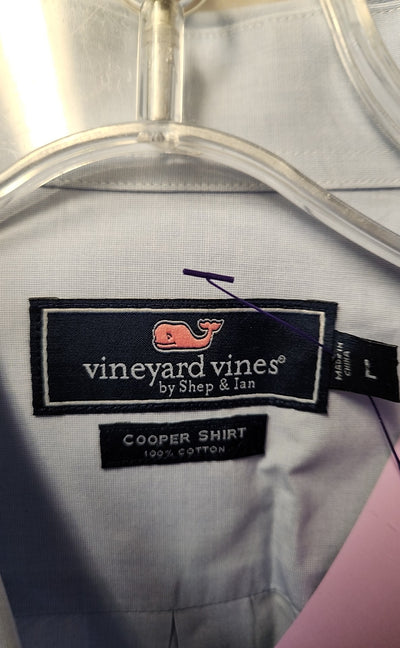 Vineyard Vines Men's Size L Light Blue Shirt