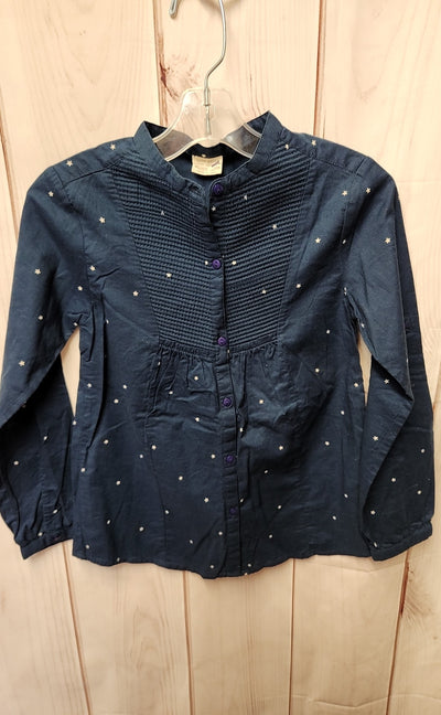 Zara Girl's Size 5/6 Navy Shirt