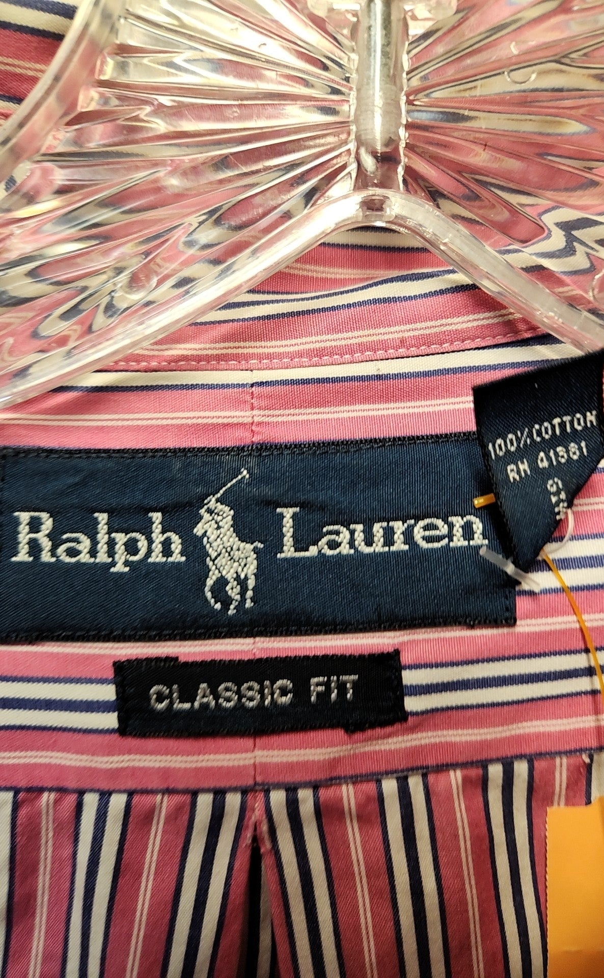Ralph Lauren Men's Size XXL Pink Shirt