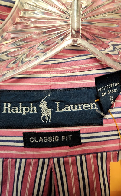 Ralph Lauren Men's Size XXL Pink Shirt