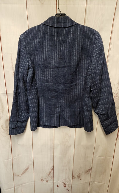 Donna Degnan Women's Size 6 Navy Linen Jacket