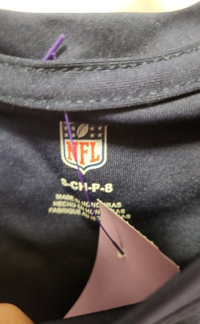 Patriots Boy's Size 8 Navy Shirt