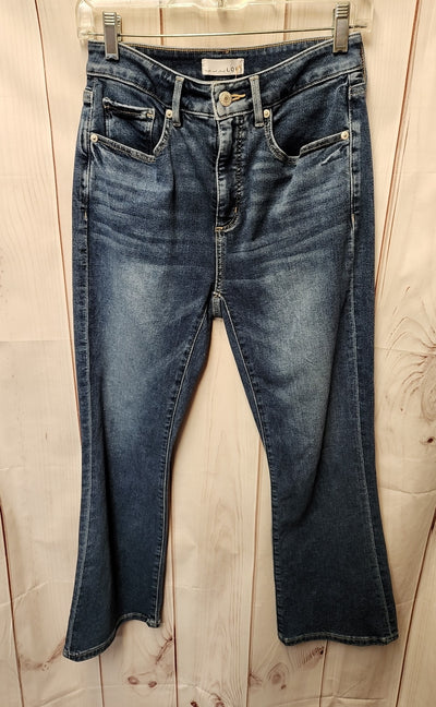 Loft Women's Size 25 (0) Blue Jeans The Curvy Kick Crop