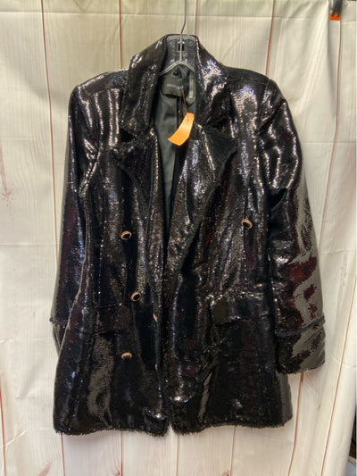 NWT Dolce Cabo Women's Size M Black Sequined Jacket