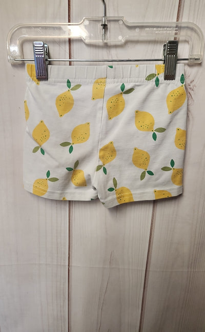 Hanna Andersson Girl's Size 4 White & Yellow Shorts